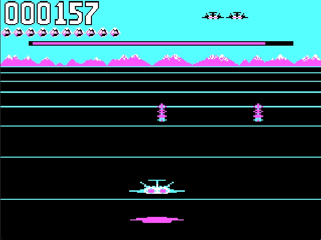 Buck Rogers - Planet of Zoom - DOS game screenshot (1984) by Sega